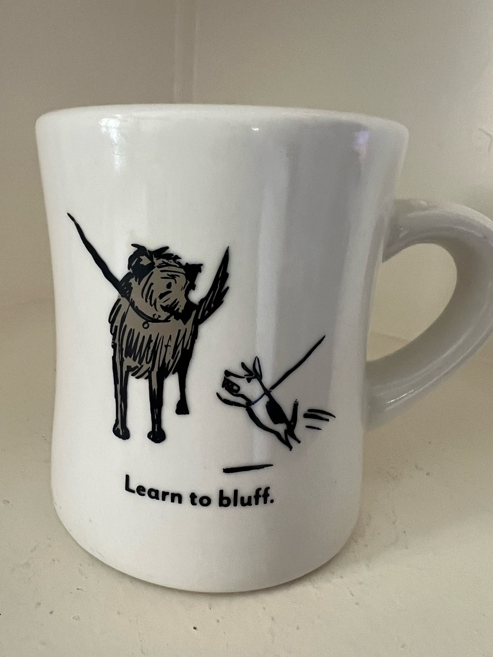 Vintage Restaurant ware coffee mug. Bad Dog Wisdom